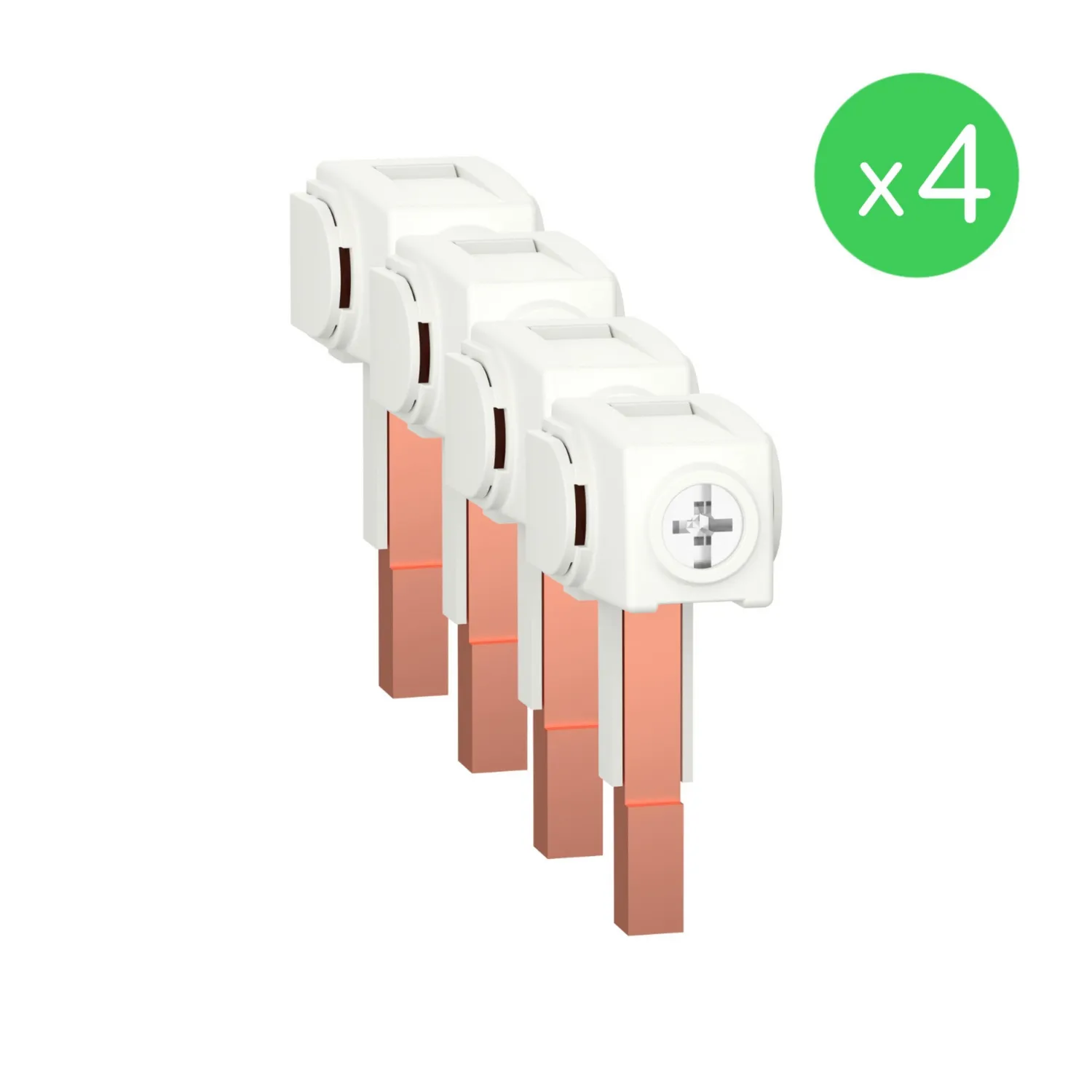 43778-ACTI 9 LOT DE 4 CONNECTEURS - SEPARATEURS DE PHASES-A9XPCM04