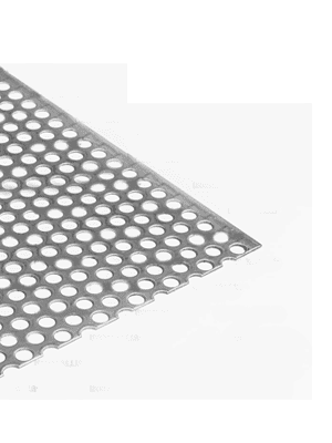 Plaque Perforée Acier Inoxydable 304 - 200x100 Mm - 16Ga, Trous 3 Mm - Pour Filtration, Ventilation, Décoration, Bricolage