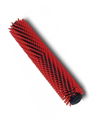 Brosse-rouleau, moyen, rouge, 800 mm - Fournitures Industrielles