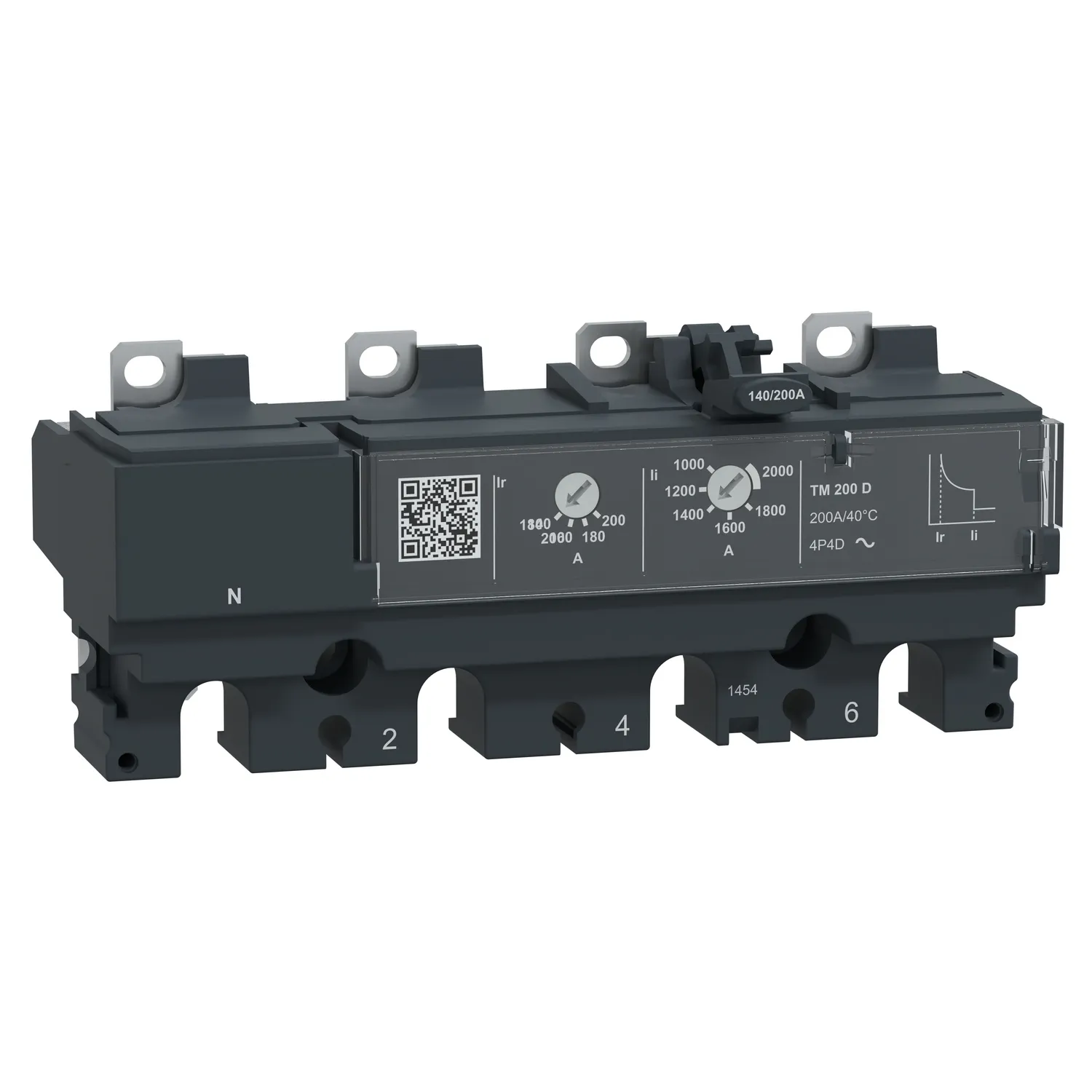 47675-DECLENCHEUR MAGNETH POUR NSX250 TMD 200A 4P4D-C254TM200