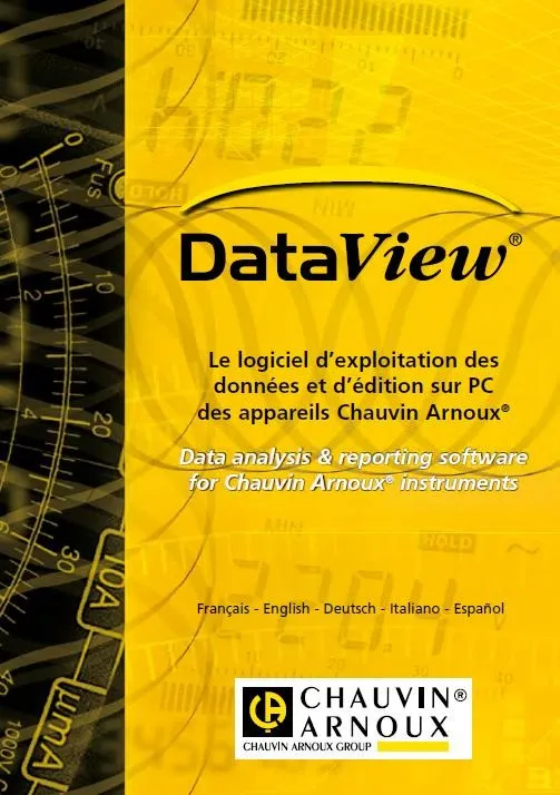 51904-LOGICIEL DATAVIEW POUR APPAREILS CHAUVIN ARNOUX-P01102095