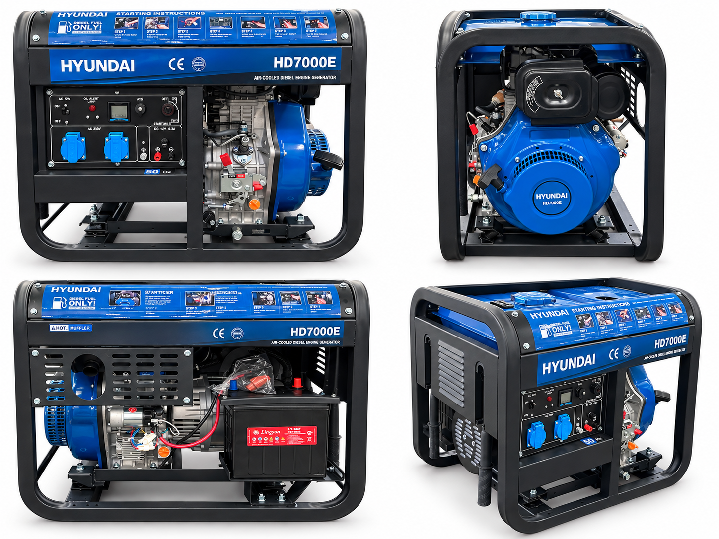 GROUPE ELECTROGENE DIESEL MONO 5KVA