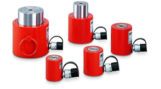 VERIN-PLAT-SIMPLE-EFFET-CAP.50T-HAUT.122MM-COURSE-60MM